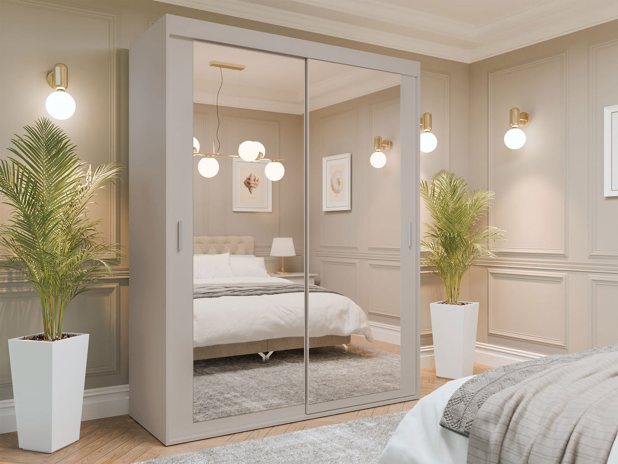 Gardróbszekrény Szafa MAT V 160 cm, Szín: Kasmír