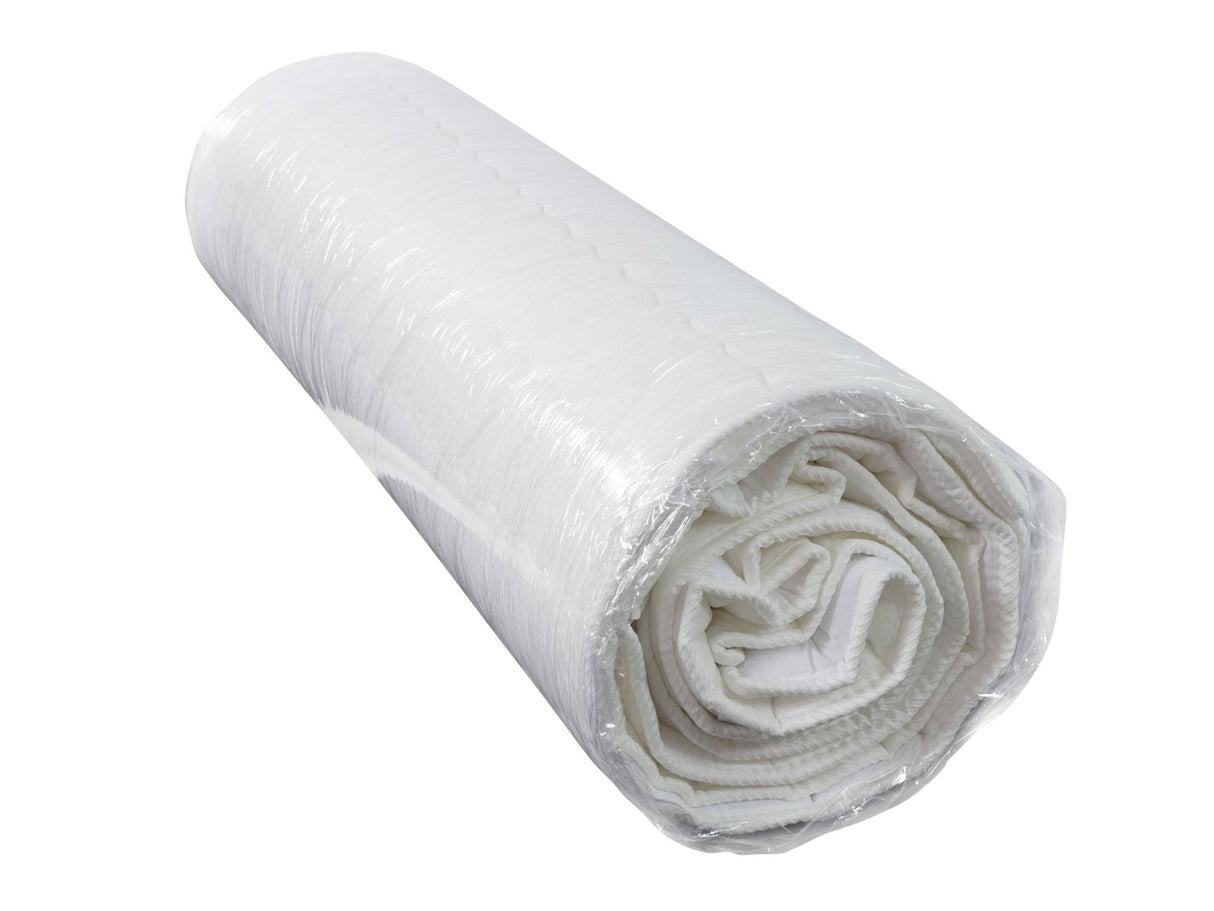 Kontinentális ágy Łóżko kontynentalne VIKI + topper M, Szín: Manila 09, Alvó felület mérete: 90 x 200 cm 4277197