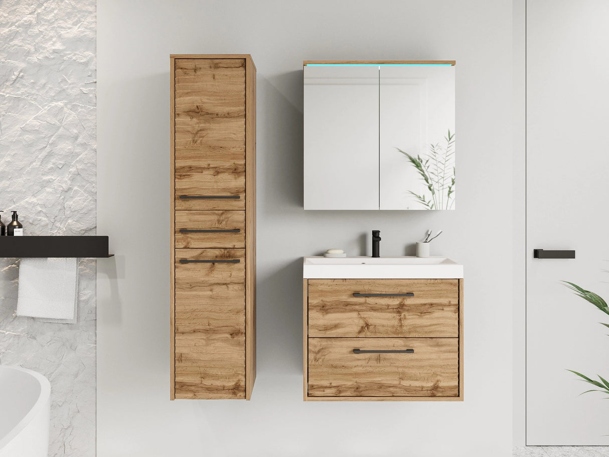 Fürdőszoba garnitúra Meble łazienkowe z umywalką CANADA I, Szín: Wotan tölgy, Led világítás: Nem 4283168