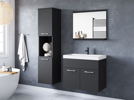 Fürdőszoba garnitúra Montreal (Floryna), Szín: Grafit