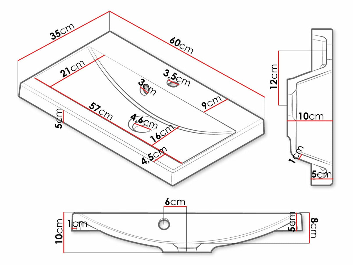 Fürdőszoba garnitúra Montreal XL (Floryna XL), Szín: Kasmír