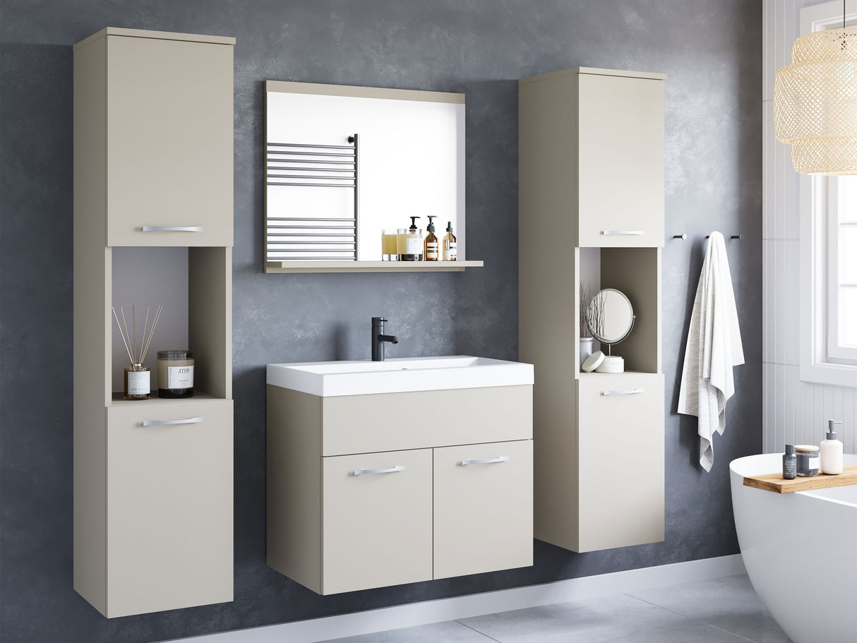 Fürdőszoba garnitúra Montreal XL (Floryna XL), Szín: Kasmír
