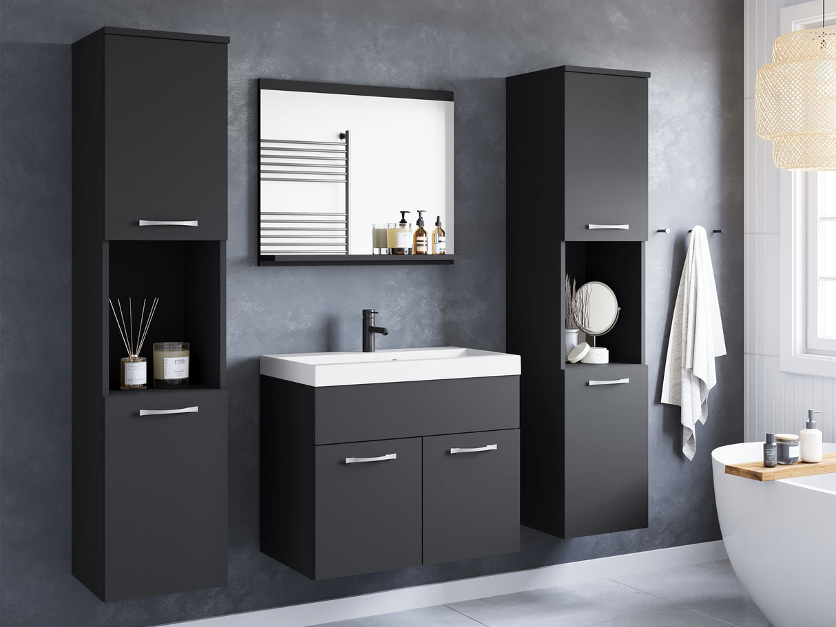 Fürdőszoba garnitúra Montreal XL (Floryna XL), Szín: Grafit