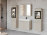 Fürdőszoba garnitúra Madrit II, Szín: Kasmír, Led világítás: Igen fehér