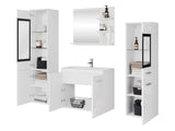 Fürdőszoba garnitúra MADRIT I, Szín: Szürke, Led világítás: Igen fehér