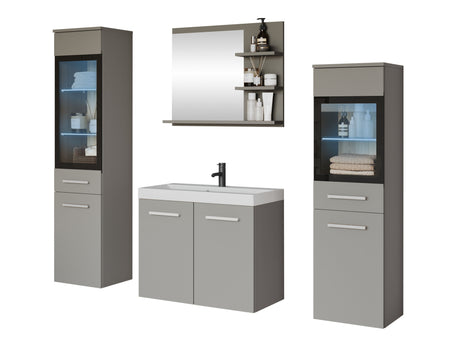 Fürdőszoba garnitúra MADRIT I, Szín: Szürke, Led világítás: Igen RGB