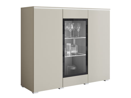 Szekrény Komoda VERA 120, Szín: Kasmír, Led világítás: Igen