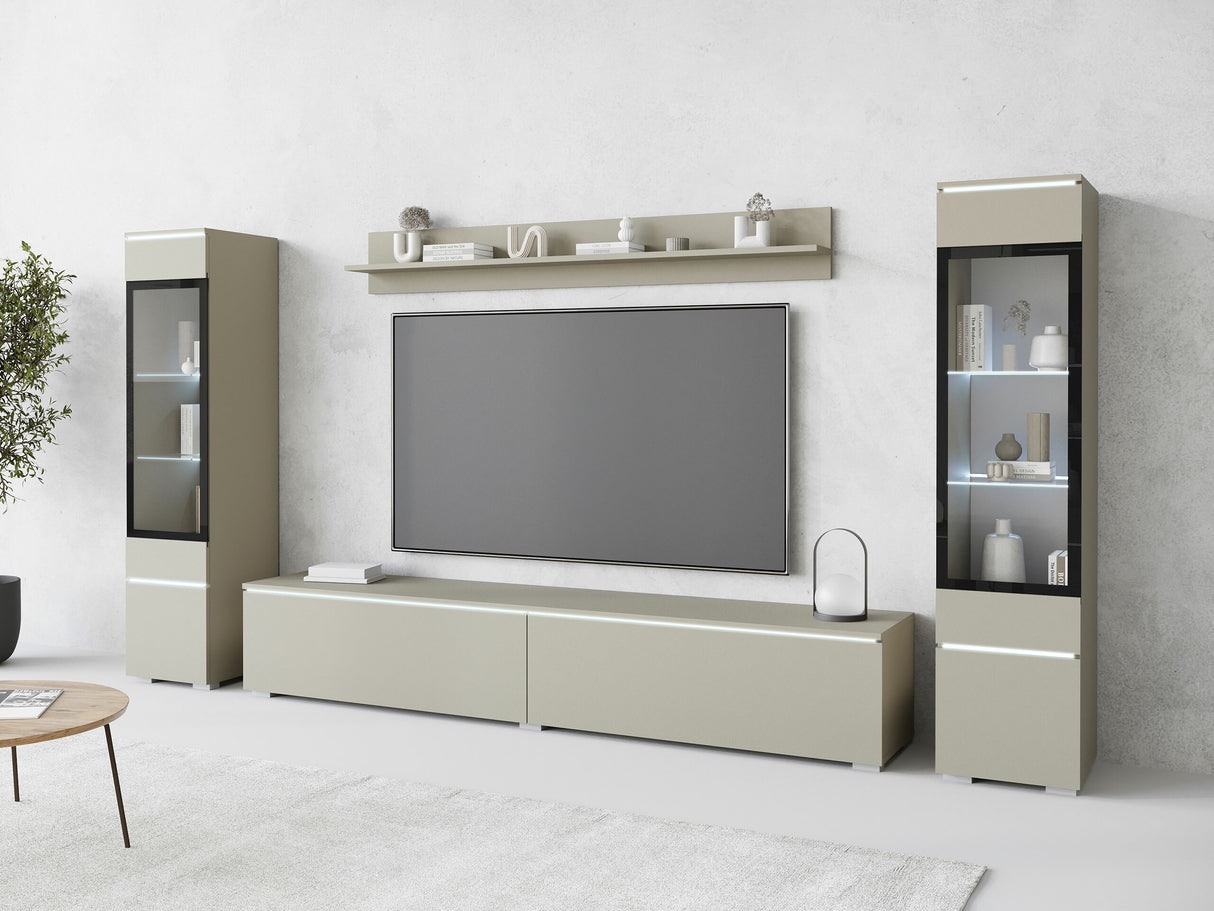 Nappali szett Vera II (Sawoti II), Szín: Kasmír, Led világítás: Igen