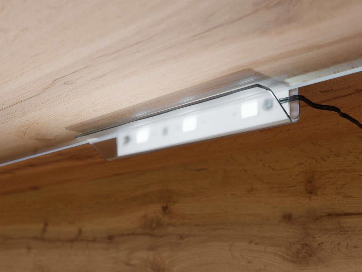 TV-állvány Lowboard D180 (Dlone 180), Led világítás: Igen, Szín: Beton 4285283