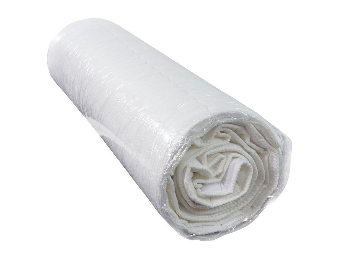 Kontinentális ágy Łóżko kontynentalne TIRULO + topper M, Szín: Manila 02, Alvó felület mérete: 140 x 200 cm