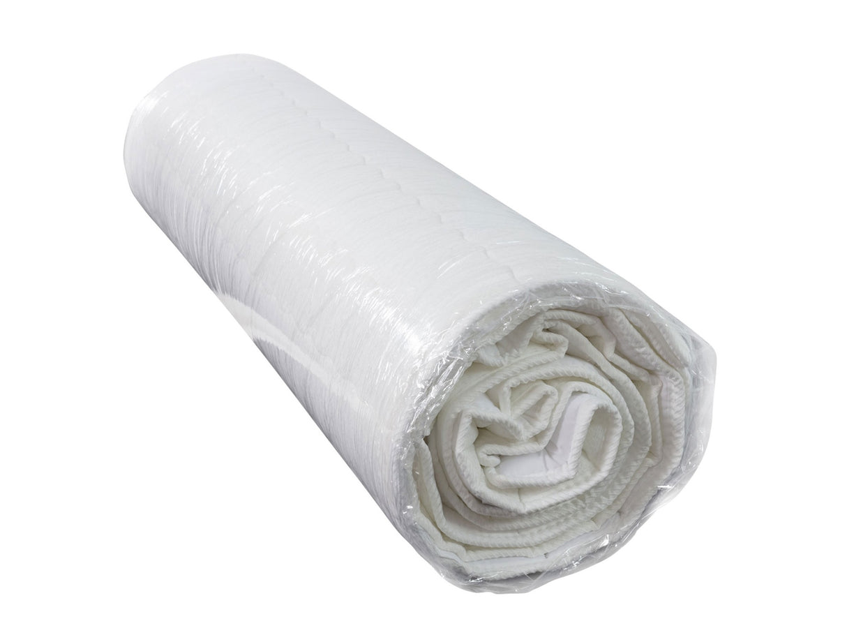 Kontinentális ágy Łóżko kontynentalne TIRULO + topper M, Szín: Manila 09, Alvó felület mérete: 140 x 200 cm