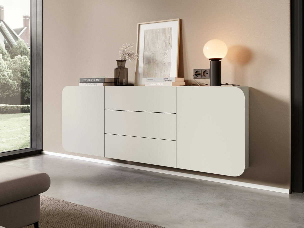 Komód Komoda wisząca A RENE 2DD3S Kaszmir 4288558