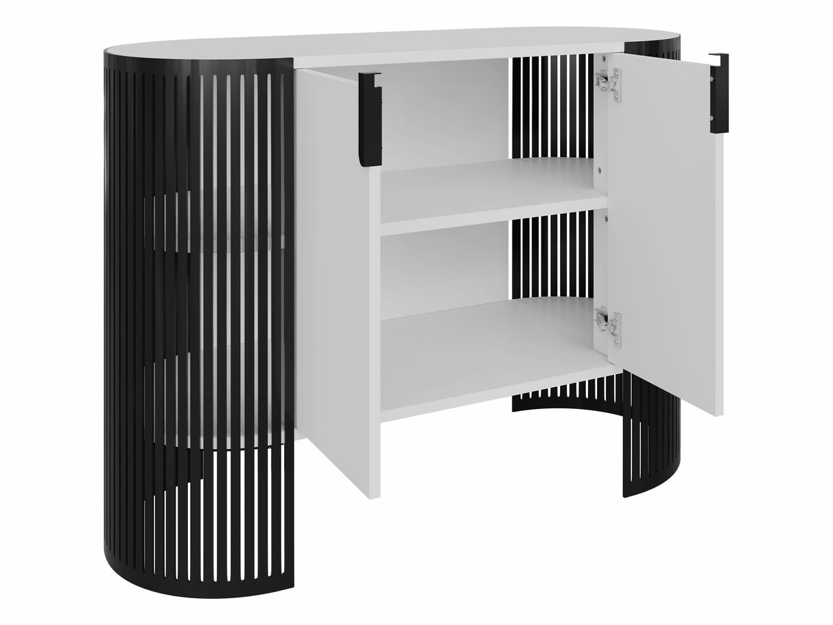 Szekrény Komoda FIKOLI, Szín: Rózsaszín + Fehér márvány