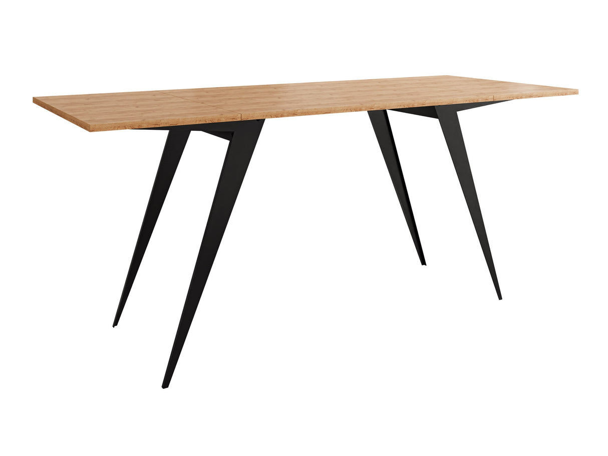 Kihajtható dohányzóasztal Ławostół XENA Czarny, Szín: Kézműves aranytölgy + Fekete