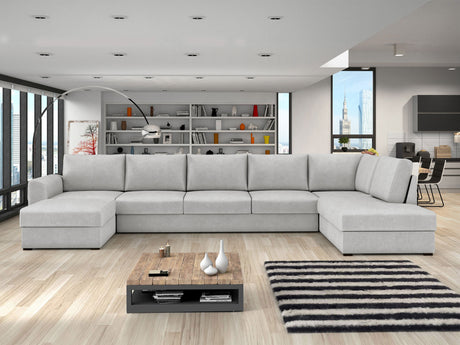 Sarokkanapé Wilma Large (Szafran Large) Toptextil, Szín: Zoya 01, Változatok: Jobbos