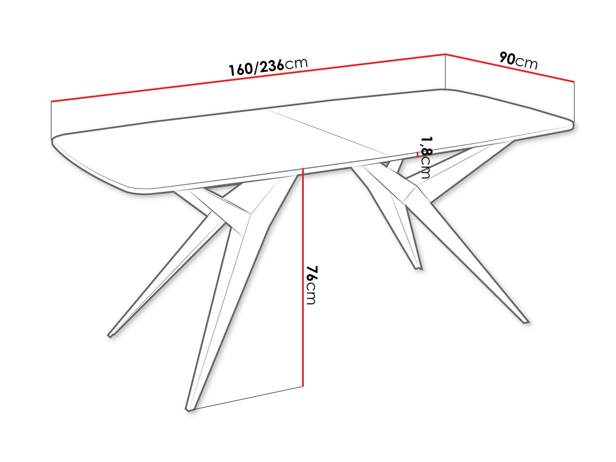 Asztal Axis, Szín: Kézműves aranytölgy