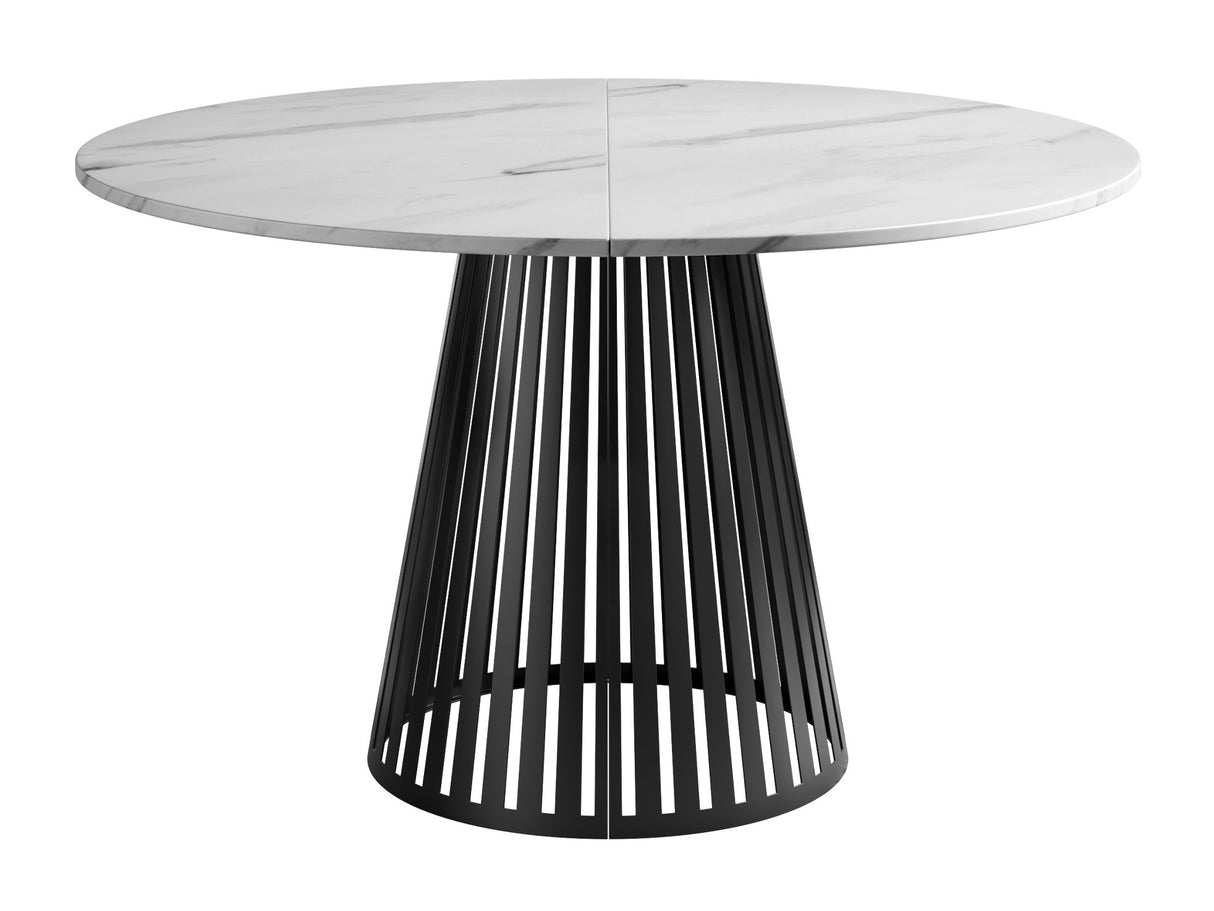 Asztal CONE 120, Szín: Fehér márvány