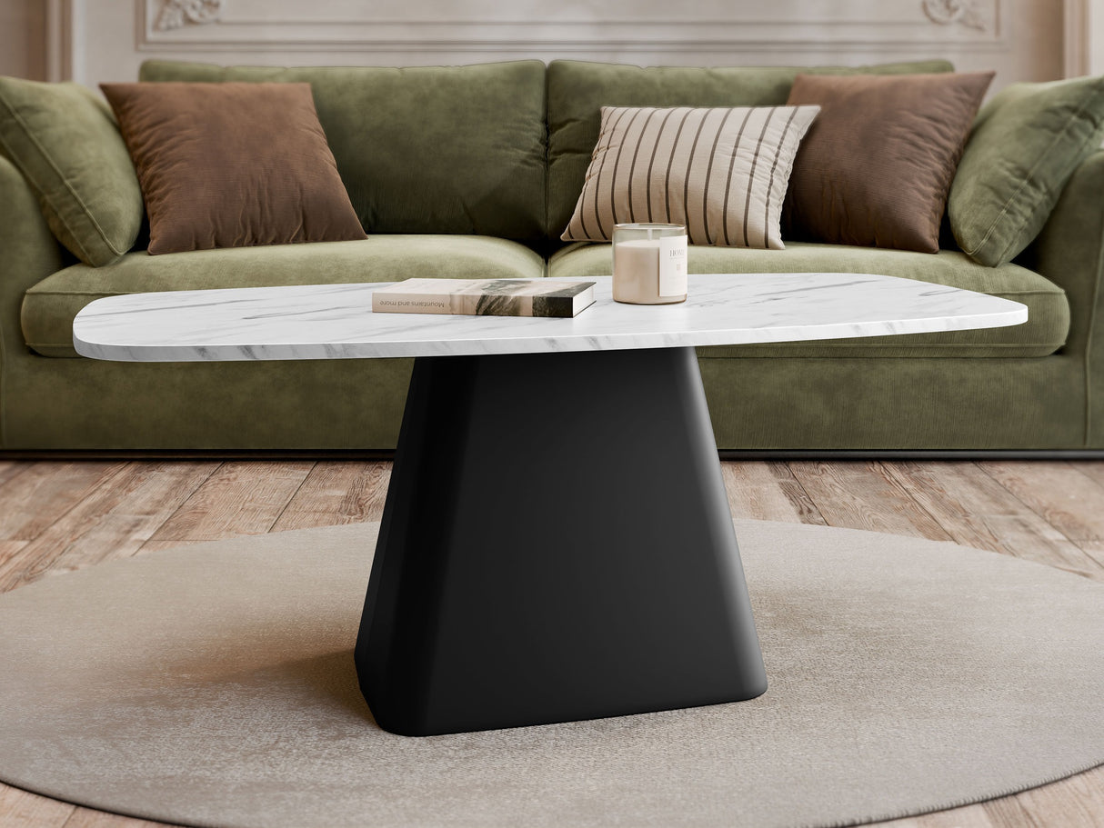 Dohányzóasztal Nema, Szín: Fehér márvány