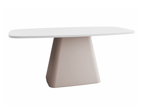 Dohányzóasztal Nema, Szín: Fehér + Kasmír