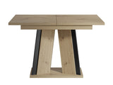 Asztal Stół DOHA Artisan + Czarny (Artisan tölgy) 4323310
