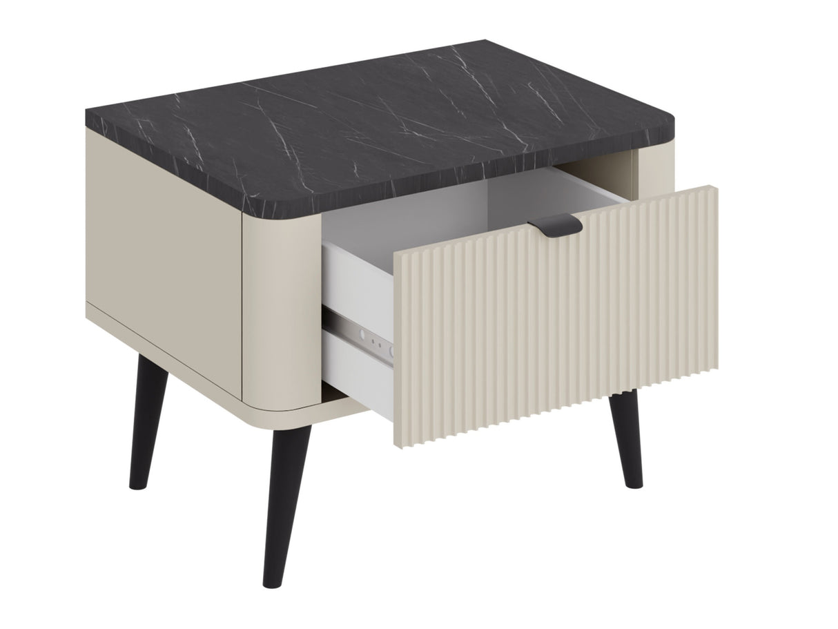 Éjjeliszekrény MARLY REG 17, Szín: Kasmír + Dió 4324191