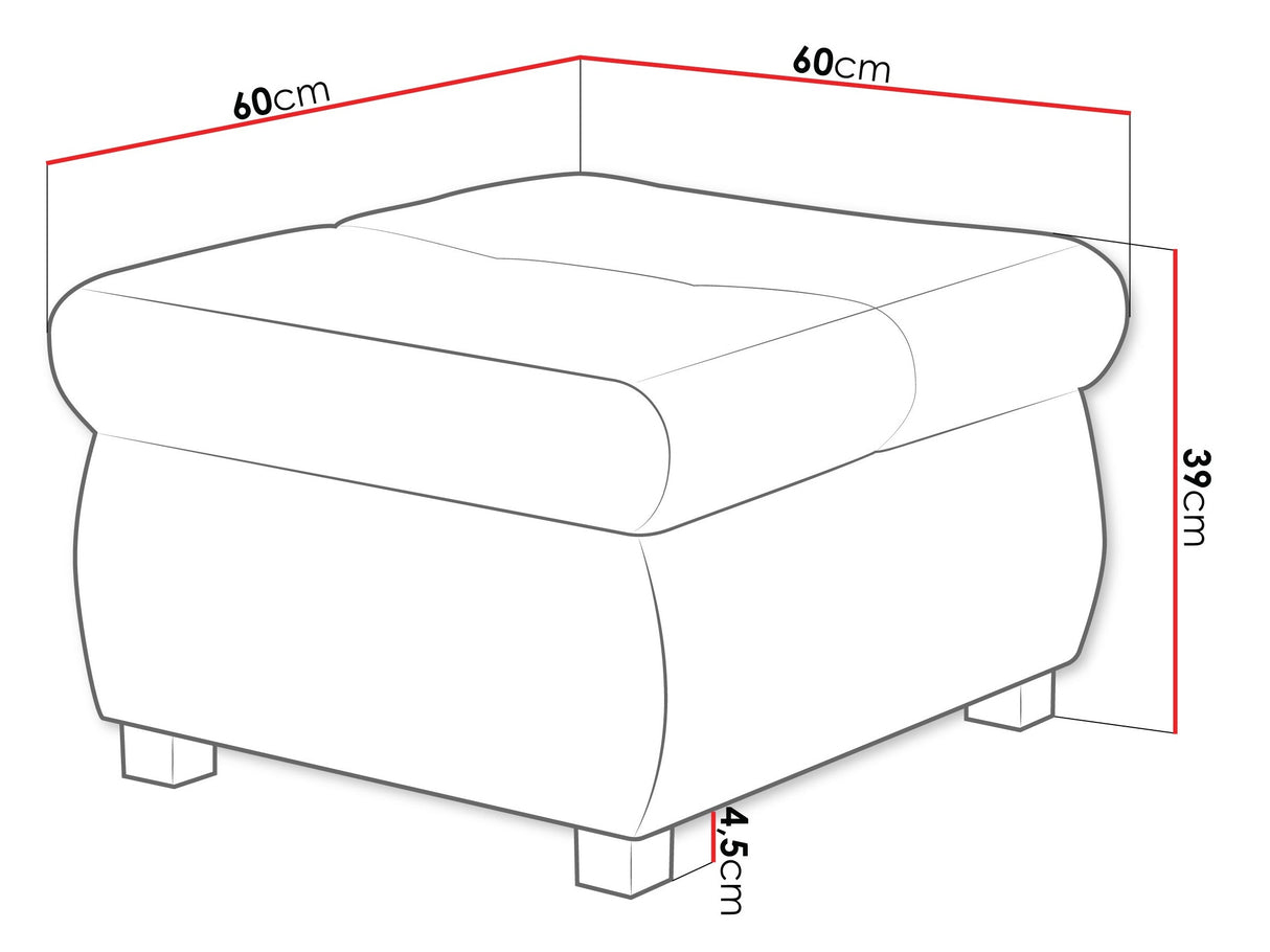 Puff Orkan M (Herkules), Szín: Zoya 03