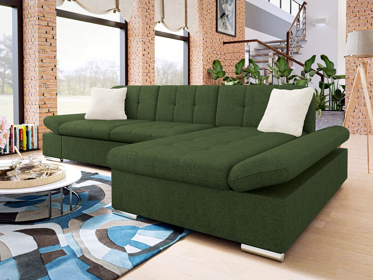 Sarokkanapé Malwi Premium (Laviva Premium), Szín: Maya 07 + Maya 02, Változatok: Jobbos