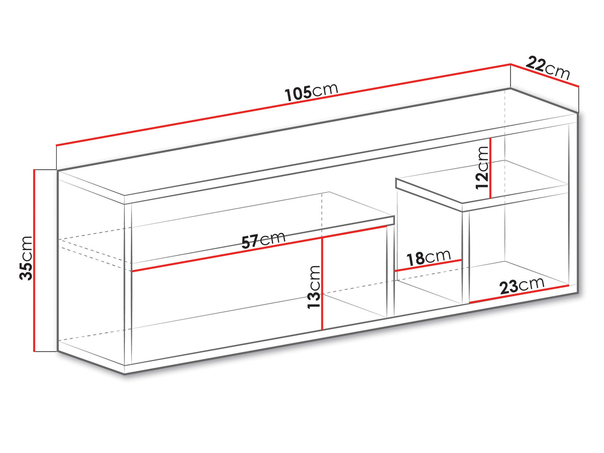 Fali polc PIXEL SYSTEM PX13