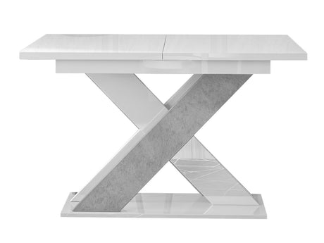 Asztal Xao (Dulcato), Szín: Fényes fehér + Beton 4333490