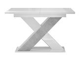 Asztal Xao (Dulcato), Szín: Fényes fehér + Beton 4333491