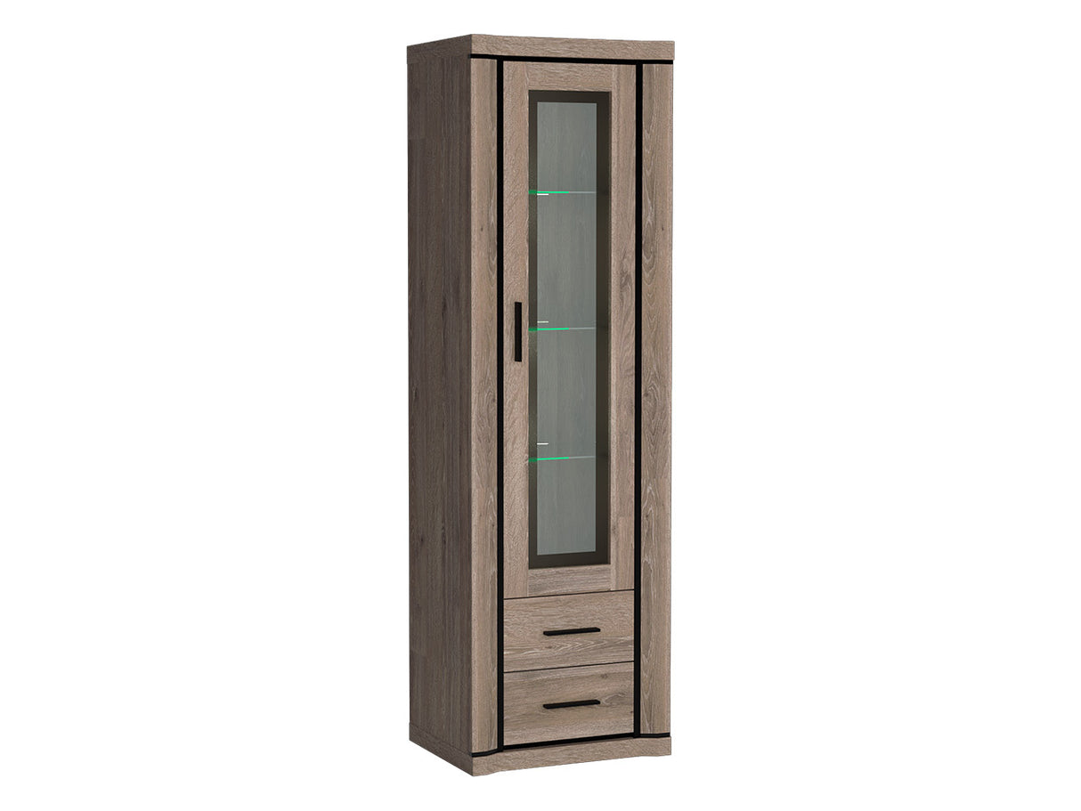 Könyvespolc Dallas D16 (Xavier), Szín: Triufel tölgy, Led világítás: Igen 4338282