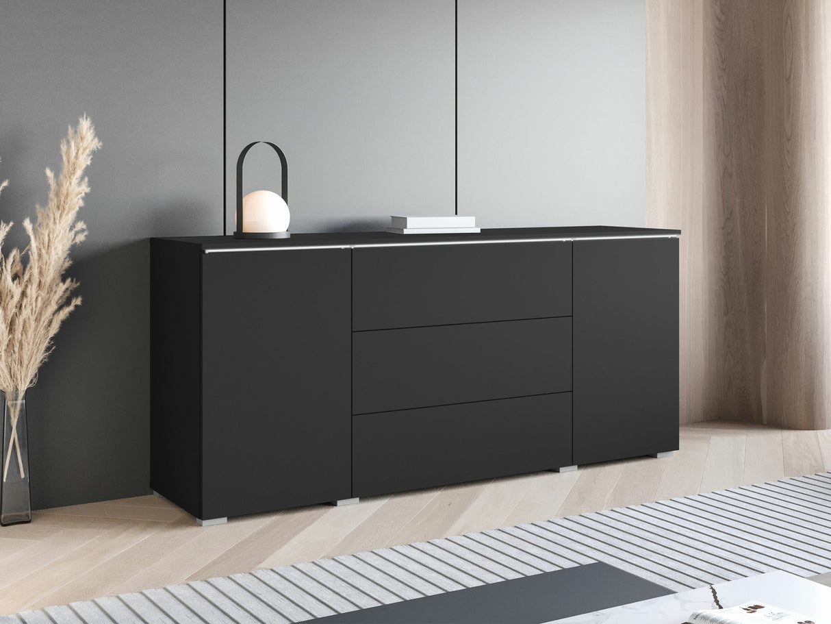 Komód VERA 150 (Sawoti), Szín: Grafit, Led világítás: Igen RGB 4338620