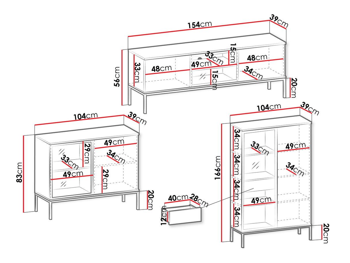 Nappali szett SENTO I (Kasmír)
