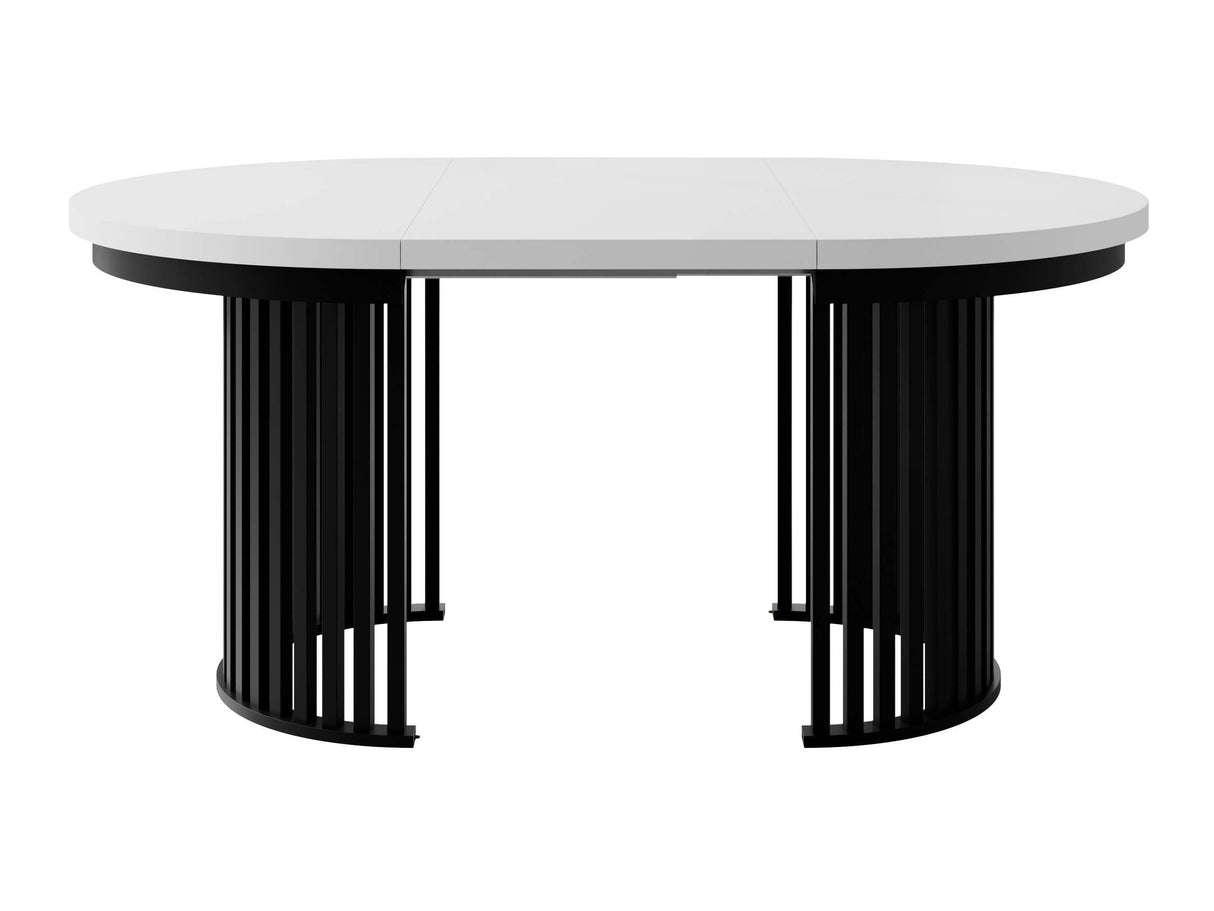 Asztal KOMO FI 100+(2X50), Szín: Fehér + Fekete