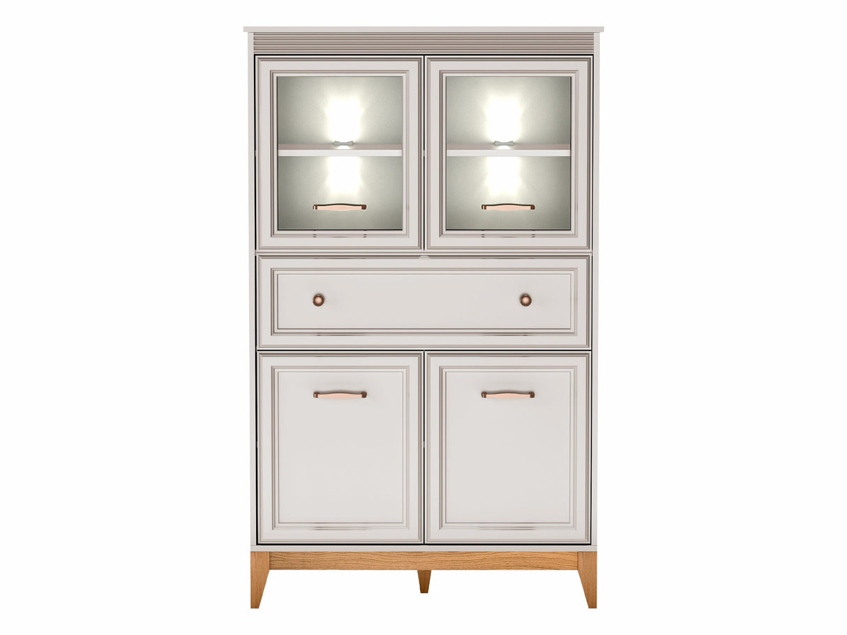 Könyvespolc Gablota WINDSOR W-5 Kasmír, -világítás: Igen