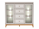 Komód Gablota WINDSOR W-7 Kasmír, -világítás: Igen