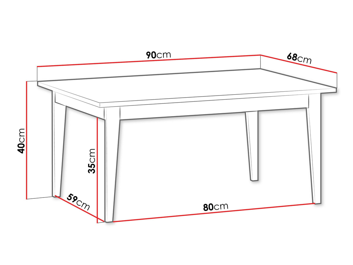 Dohányzóasztal Ława WINDSOR W-12 Kasmír