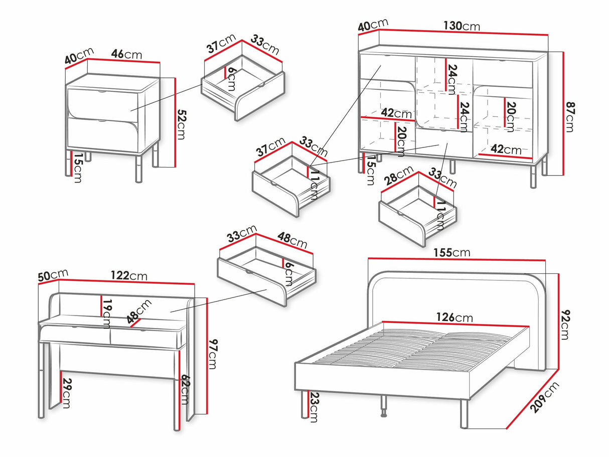 Gyerekszoba garnitúra HARMONY II 4371372