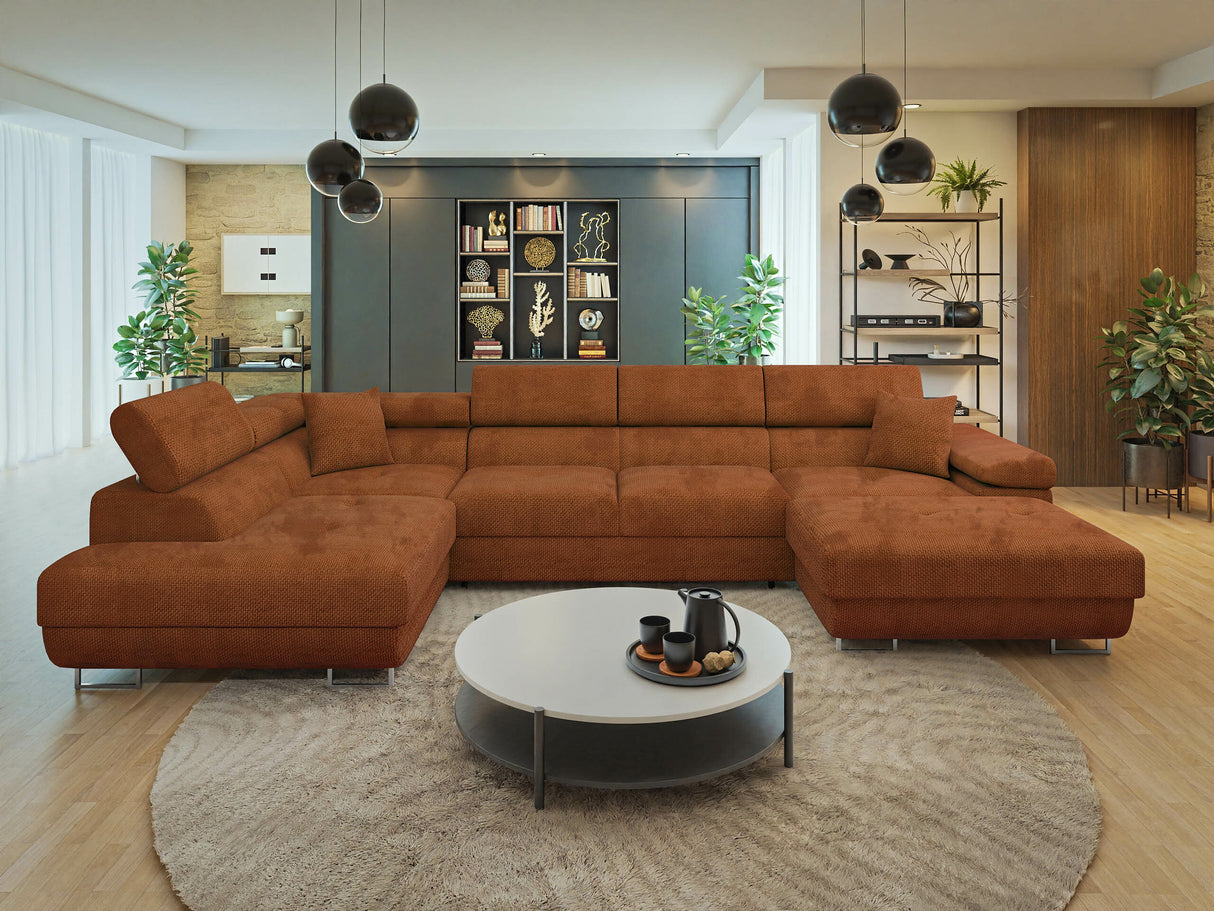 Sarokkanapé TOREZIO BIS, Szín: Flow 09, Változatok: Bal 4379229