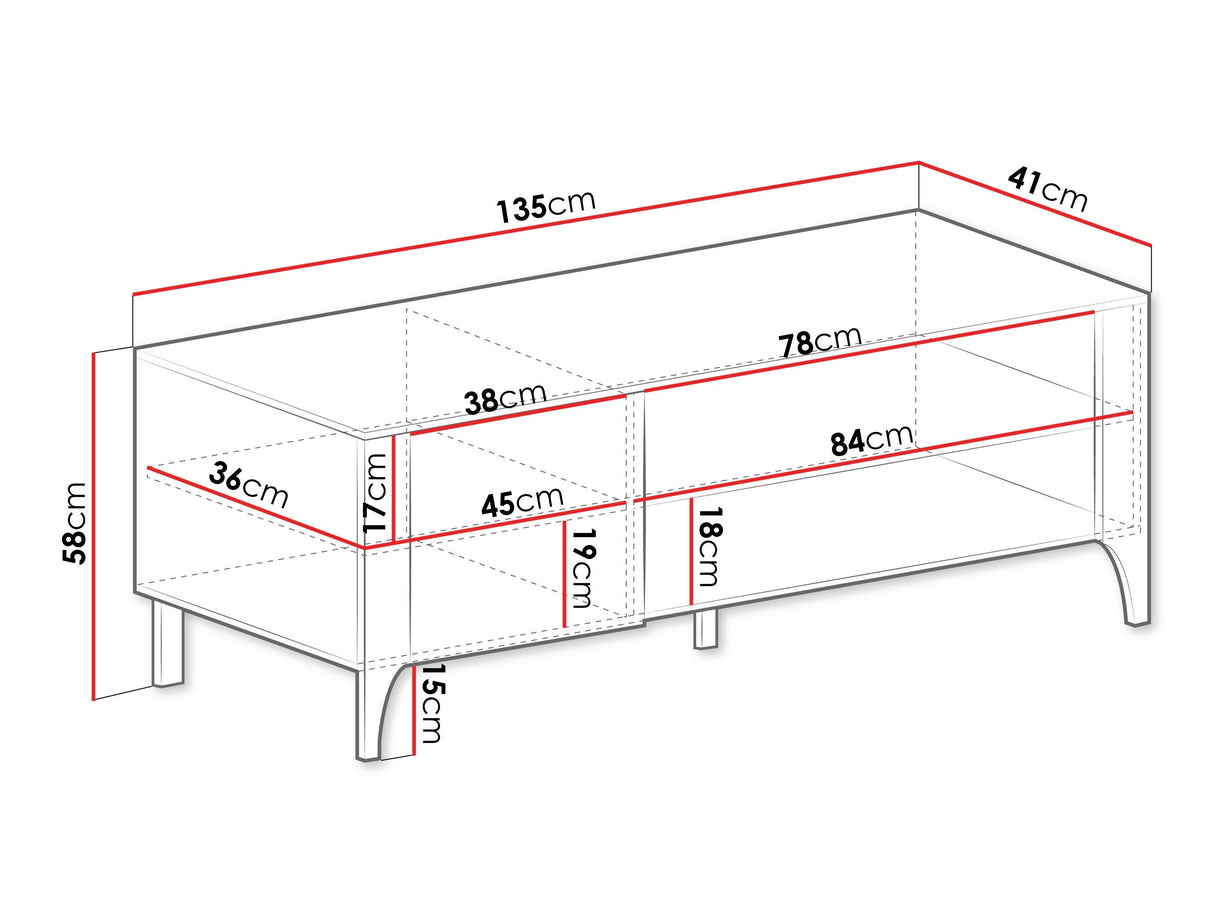 TV-állvány RTV MALUMI MM-6 Painflow ()