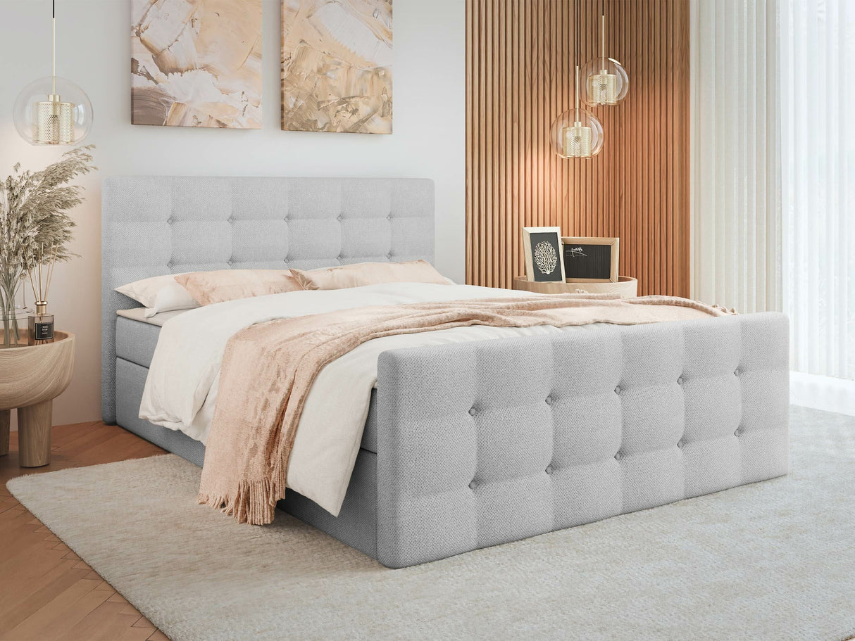 Kontinentális ágy MILANO 1 (Peregryn 1), Alvó felület mérete: 140 x 200 cm, Szín: Rico 20 4403089