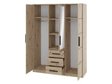 Gardróbszekrény KOS D3 DAB ARTISAN