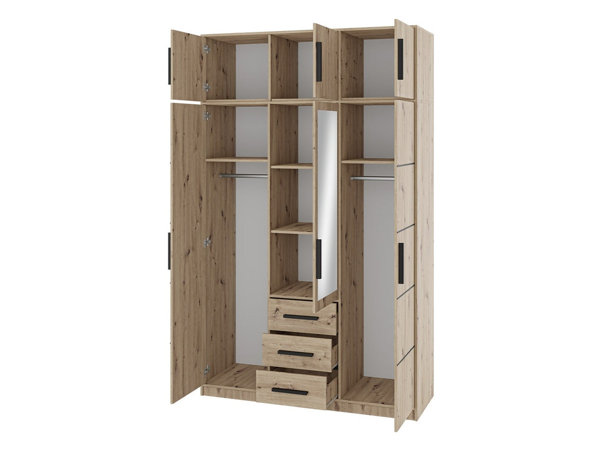 Gardróbszekrény KOS D3 DAB ARTISAN + KOS D3 DAB ARTISAN