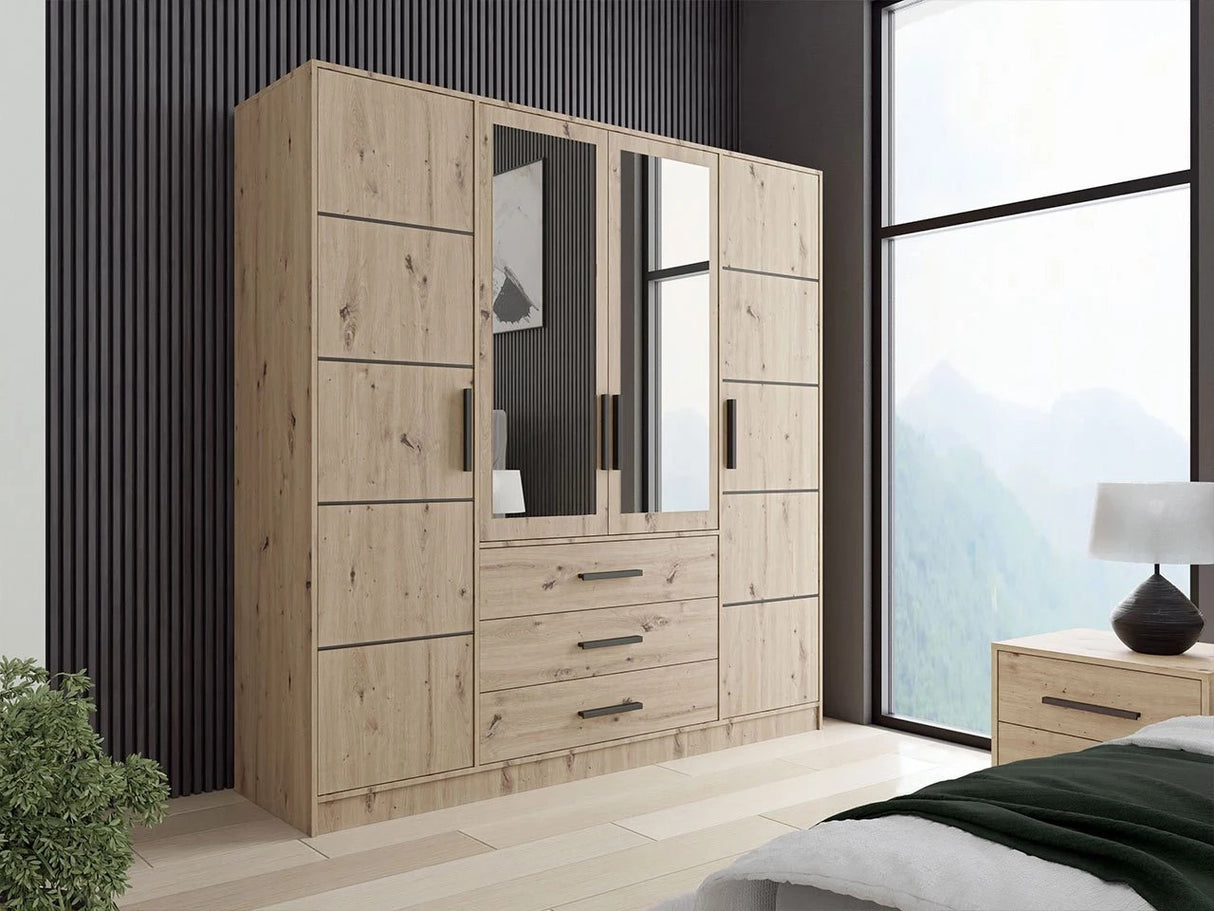 Gardróbszekrény KOS D4 DAB ARTISAN