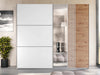 Gardróbszekrény SINTRA 250, Szín: Fehér + Wotan tölgy