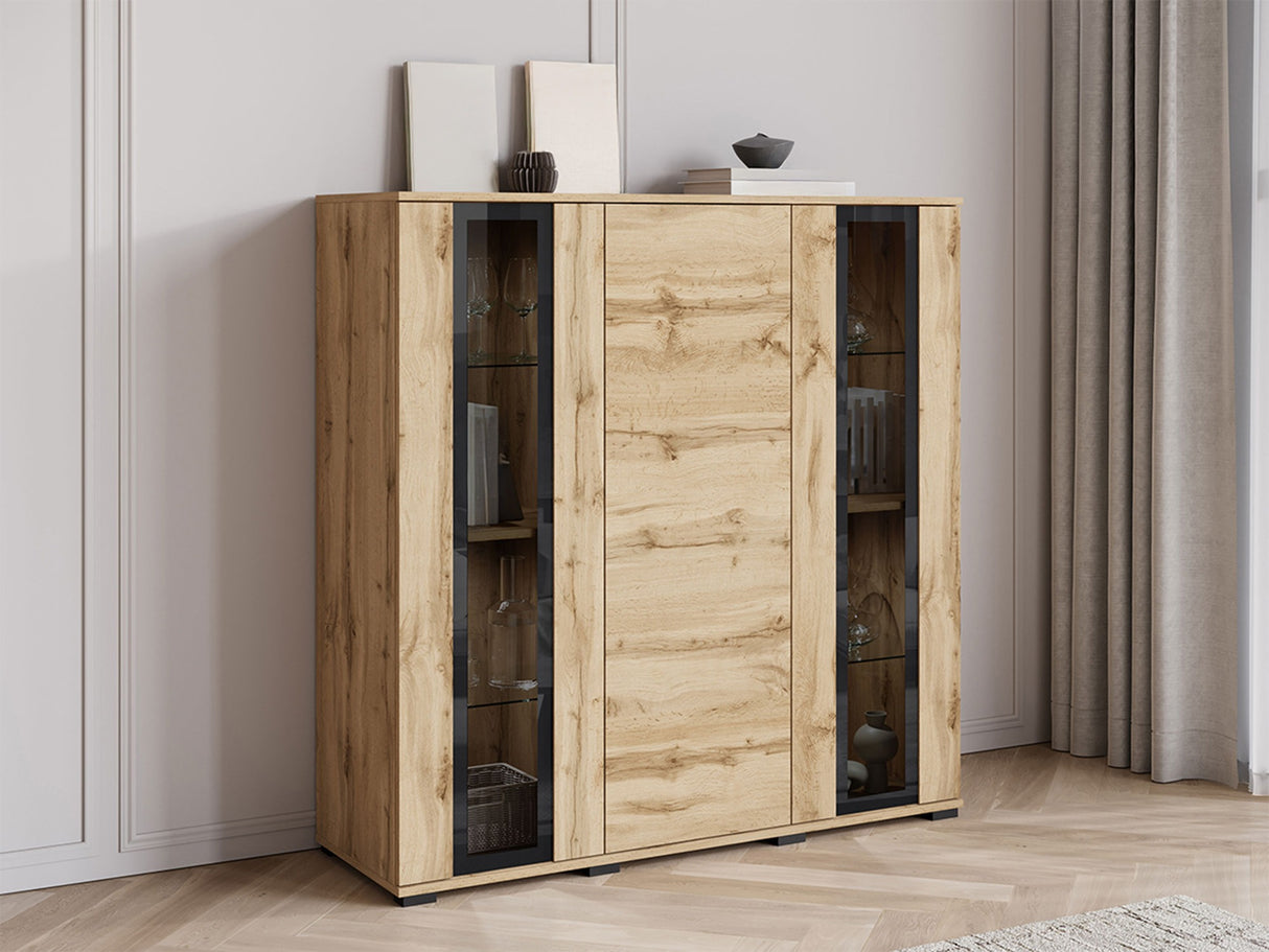 Szekrény CARO HB 120, Szín: Wotan tölgy, -világítás: Nem 4409400