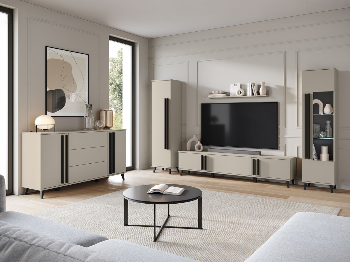 Nappali szett HELSINKI IV, Szín: Congo, -világítás: Igen 4417495