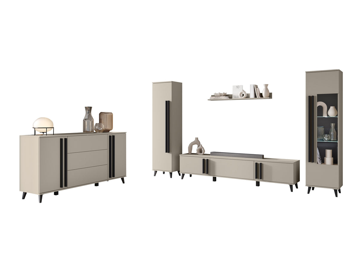 Nappali szett HELSINKI IV, Szín: Congo, -világítás: Igen 4417497