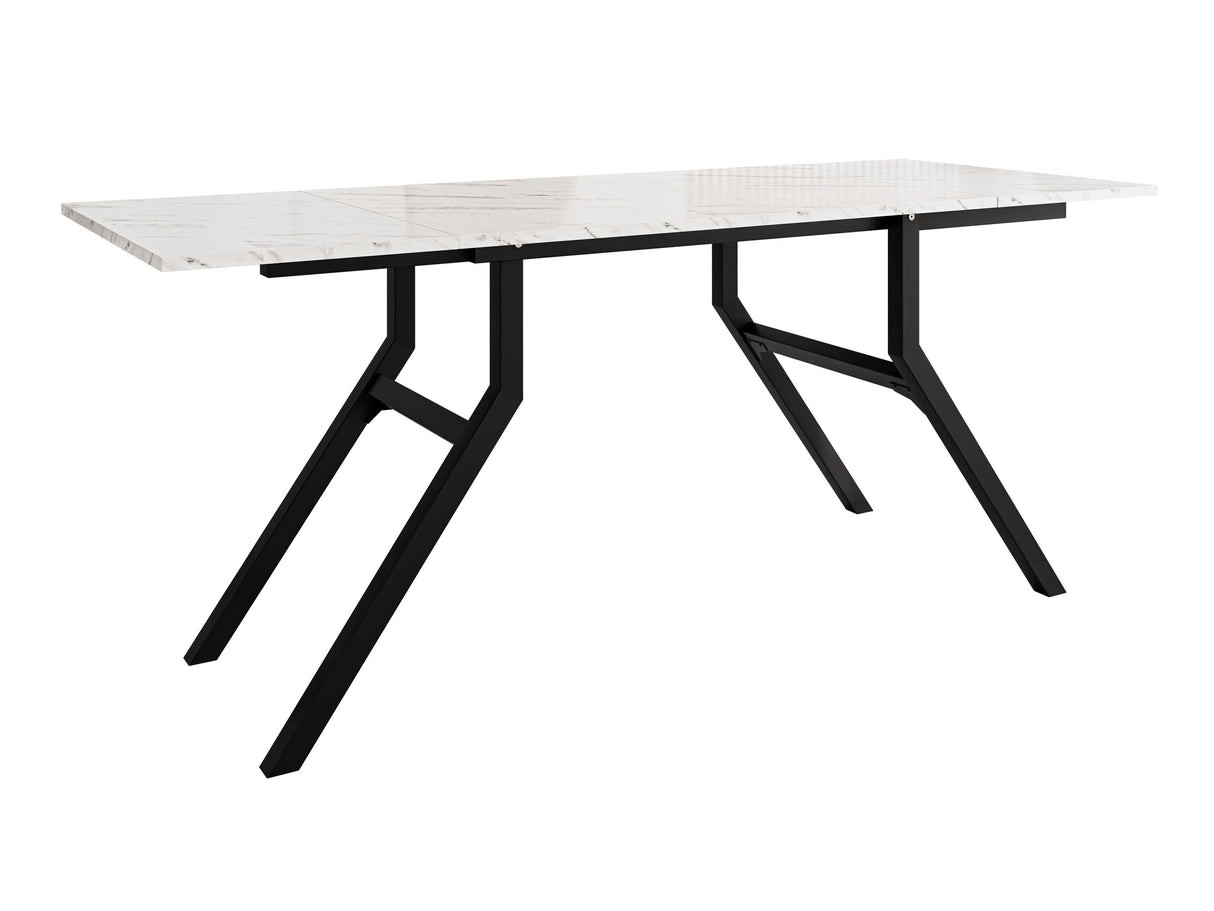 Kihajtható dohányzóasztal XENA BIS, Szín: Fehér márvány 4417532