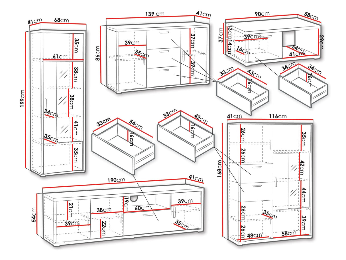 Nappali szett GRANDE I Cremona